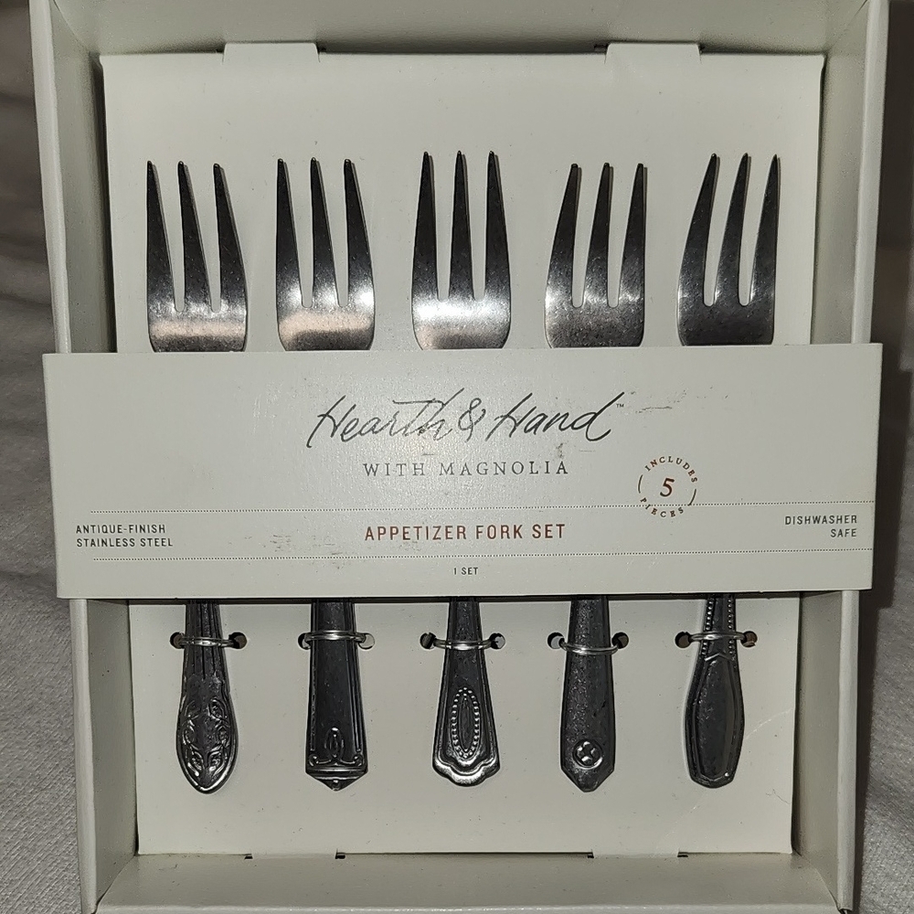 Hearth & Hand Stainless Steel Appetizer Fork Set